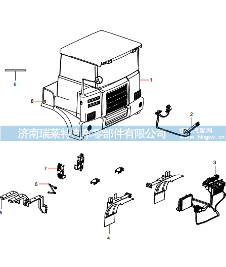 14351177 Cab assembly三一矿卡
