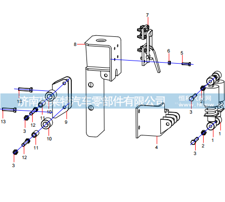 14353842 Rear suspension,14353842 Rear suspension,濟(jì)南瑞萊特汽車(chē)零部件有限公司