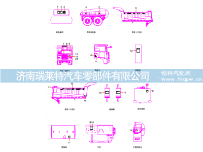 14354527 SKT90 nameplate layout,,濟(jì)南瑞萊特汽車(chē)零部件有限公司