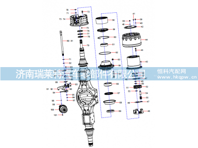 131401020112A Rear axle (3/5),131401020112A Rear axle (3/5),济南瑞莱特汽车零部件有限公司