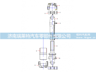 131300000031A Oil Pump Transmission Shaft Assy,131300000031A Oil Pump Transmission Shaft Assy,济南瑞莱特汽车零部件有限公司