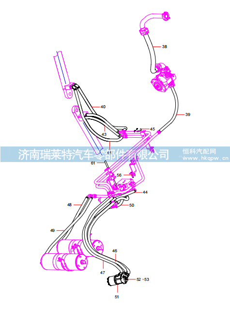 14354092 Steering system (3/4),14354092 Steering system (3/4),济南瑞莱特汽车零部件有限公司