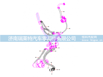 14354092 Steering system (3/4),14354092 Steering system (3/4),济南瑞莱特汽车零部件有限公司