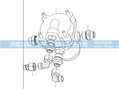 14513880 Relay Valve Pipe Connector Nstallation,14513880 Relay Valve Pipe Connector Nstallation,济南瑞莱特汽车零部件有限公司