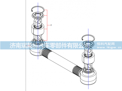 131499000003A Thrust Rod,131499000003A Thrust Rod,济南瑞莱特汽车零部件有限公司