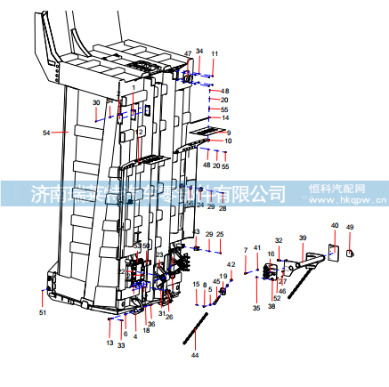 ODT004887627 The packing case assembly,ODT004887627 The packing case assembly,济南瑞莱特汽车零部件有限公司