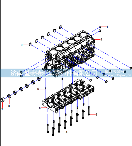 160102120007A011 crankcase pre-assembly,160102120007A011 crankcase pre-assembly,济南瑞莱特汽车零部件有限公司