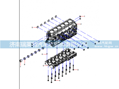160102120007A011 crankcase pre-assembly,160102120007A011 crankcase pre-assembly,济南瑞莱特汽车零部件有限公司