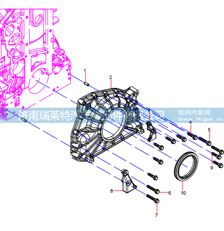 160102120008A170 Front End Cover Group,160102120008A170 Front End Cover Group,濟(jì)南瑞萊特汽車零部件有限公司