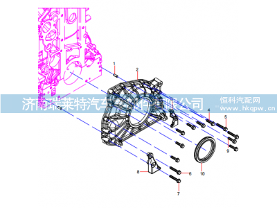 160102120008A170 Front End Cover Group,160102120008A170 Front End Cover Group,濟(jì)南瑞萊特汽車零部件有限公司