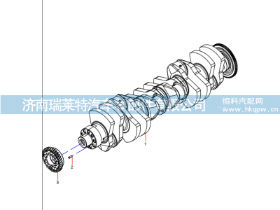 160102120008A171 Crankshaft Group,160102120008A171 Crankshaft Group,濟南瑞萊特汽車零部件有限公司