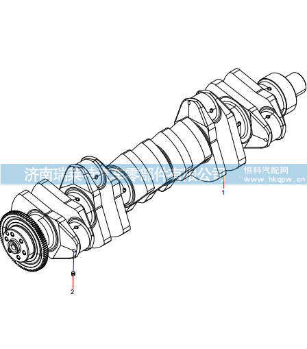 160102120008A172 Crankshaft Assembly,160102120008A172 Crankshaft Assembly,濟(jì)南瑞萊特汽車零部件有限公司