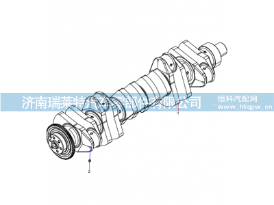 160102120008A172 Crankshaft Assembly,160102120008A172 Crankshaft Assembly,濟(jì)南瑞萊特汽車零部件有限公司