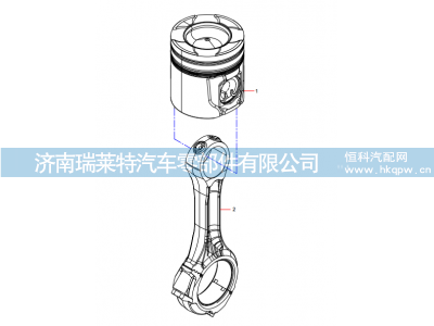 160102120008A176 Piston and Connecting Rod Group,160102120008A176 Piston and Connecting Rod Group,济南瑞莱特汽车零部件有限公司