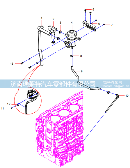 160102120008A179 Oil-gas Separator Group,160102120008A179 Oil-gas Separator Group,济南瑞莱特汽车零部件有限公司