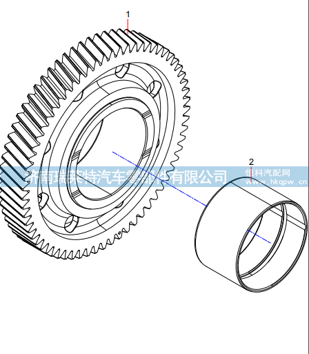 169900000086A Gear Assembly, Idler,169900000086A Gear Assembly, Idler,济南瑞莱特汽车零部件有限公司