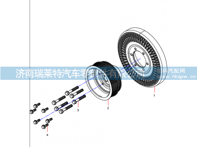 160102120008A182 Crankshaft Pulley Group,160102120008A182 Crankshaft Pulley Group,濟南瑞萊特汽車零部件有限公司