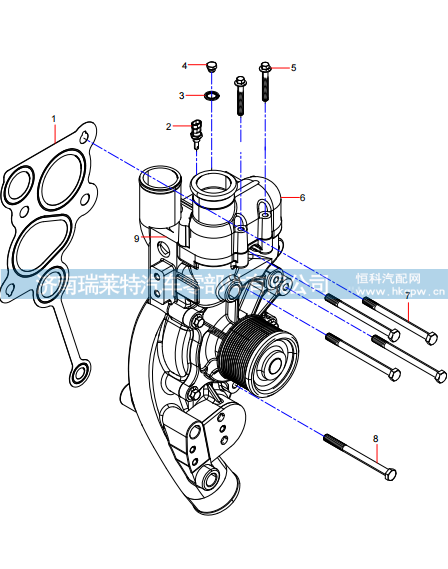 160102120007A015 Water Pump Combinative Organize,160102120007A015 Water Pump Combinative Organize,济南瑞莱特汽车零部件有限公司