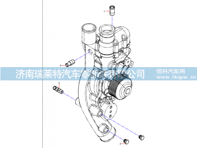 160102130004A064 Water Pump Inlet Pipe Joint Group,160102130004A064 Water Pump Inlet Pipe Joint Group,濟(jì)南瑞萊特汽車零部件有限公司