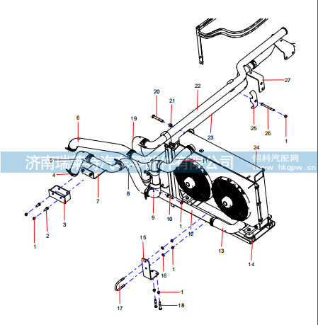 14355760 Radiatr and pipe Installation (1/3),14355760 Radiatr and pipe Installation (1/3),濟(jì)南瑞萊特汽車零部件有限公司