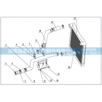 880130B0008 中冷系统 Intake Part Engine