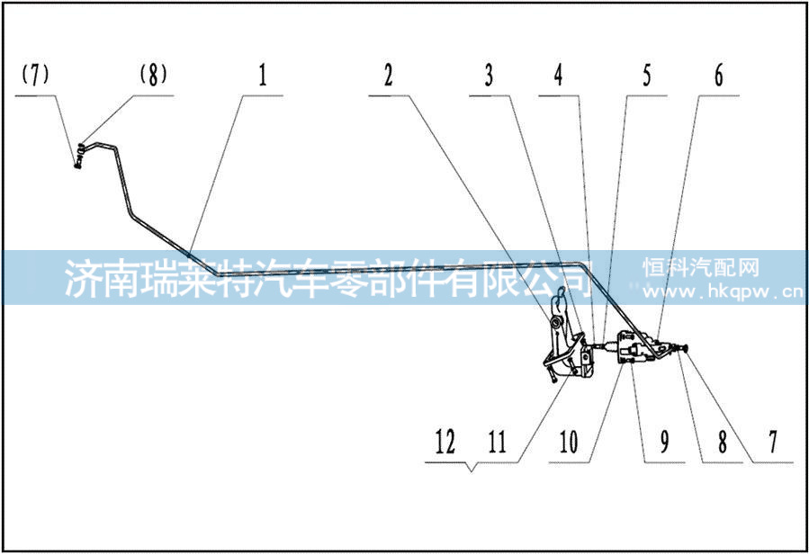 850160B0015 离合器操纵 Pull Clutch Control Device,850160B0015 离合器操纵 Pull Clutch Control Device,济南瑞莱特汽车零部件有限公司