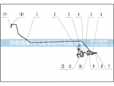 850160B0015 离合器操纵 Pull Clutch Control Device,850160B0015 离合器操纵 Pull Clutch Control Device,济南瑞莱特汽车零部件有限公司