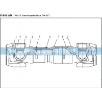 后桥传动轴-蓝通 Rear Propeller Shaft