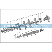 8DS240A-1701106 二轴六七档滑套 Sliding clutch