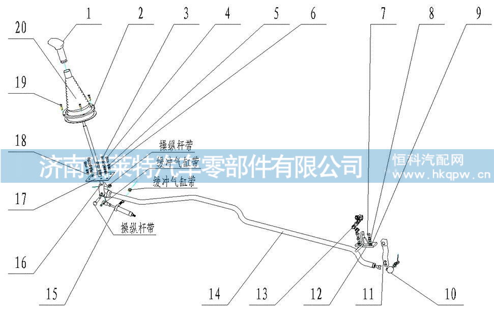 870170B0190 變速器操縱 Control Mechanism Of Gearb,870170B0190 變速器操縱 Control Mechanism Of Gearb,濟南瑞萊特汽車零部件有限公司