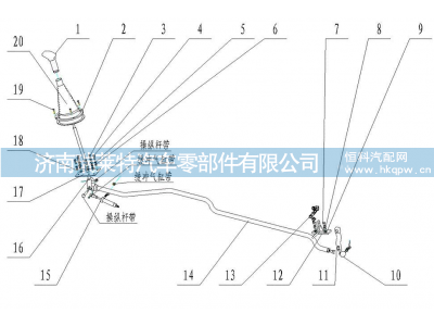 870170B0190 變速器操縱 Control Mechanism Of Gearb,870170B0190 變速器操縱 Control Mechanism Of Gearb,濟南瑞萊特汽車零部件有限公司