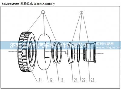 880310A0003 車輪總成 Type and Wheel,880310A0003 車輪總成 Type and Wheel,濟(jì)南瑞萊特汽車零部件有限公司