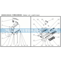 FYK22A-010 室内机总成 Indoor machine assembly