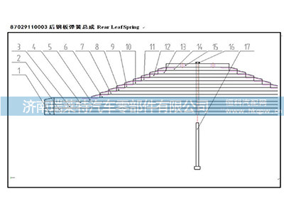 87029110003-50,中心螺栓,濟南瑞萊特汽車零部件有限公司