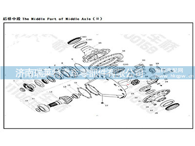 HD469-2402163,主被动齿轮副I=37:10=3.7,济南瑞莱特汽车零部件有限公司