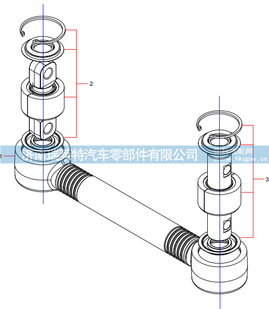 131502000007A Thrust Rod,131502000007A Thrust Rod,济南瑞莱特汽车零部件有限公司