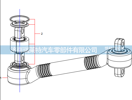 131502000008A Thrust Rod,131502000008A Thrust Rod,济南瑞莱特汽车零部件有限公司