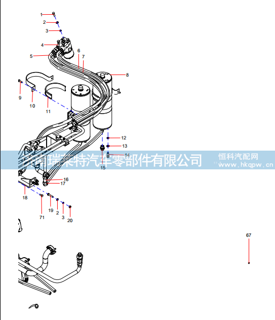 ODT005849545 Steering system (1/4),ODT005849545 Steering system (1/4),济南瑞莱特汽车零部件有限公司