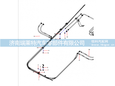 ODT005366019 Brake system (1/5),ODT005366019 Brake system (1/5),济南瑞莱特汽车零部件有限公司