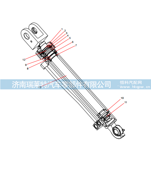 250901040643A,250901040643A Steering Cylinder,济南瑞莱特汽车零部件有限公司