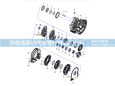 130202000093A261,130202000093A261 Housing GP-TC,济南瑞莱特汽车零部件有限公司