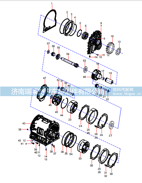 130202000093A262,130202000093A262 planetary gear set (1/3),济南瑞莱特汽车零部件有限公司