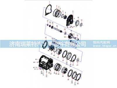 130202000093A262,130202000093A262 planetary gear set (1/3),济南瑞莱特汽车零部件有限公司