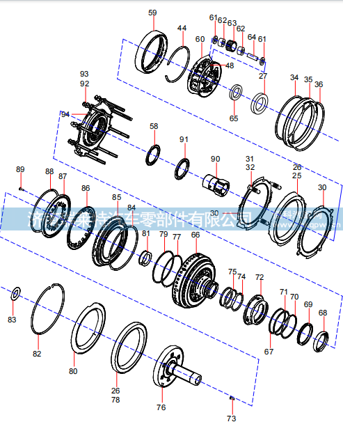 130202000093A262,130202000093A262 planetary gear set (2/3),濟南瑞萊特汽車零部件有限公司