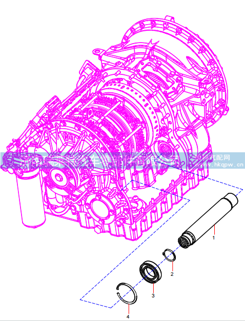 130202000093A270,130202000093A270 Rear-Pto As.,濟南瑞萊特汽車零部件有限公司