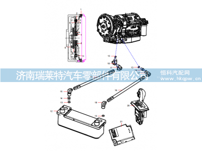 130202000093A349,130202000093A349 Gearbox Peripheral Connectot,济南瑞莱特汽车零部件有限公司