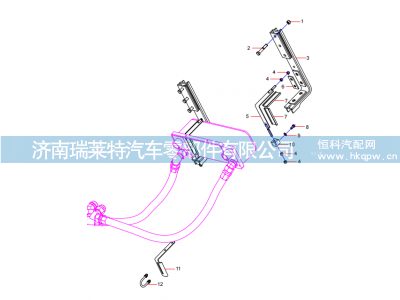 ODT005366445 Oil Cooler Mounting Assembly,ODT005366445 Oil Cooler Mounting Assembly,濟南瑞萊特汽車零部件有限公司