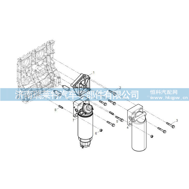4110001939078 燃油粗滤器1000053435/4110001939078