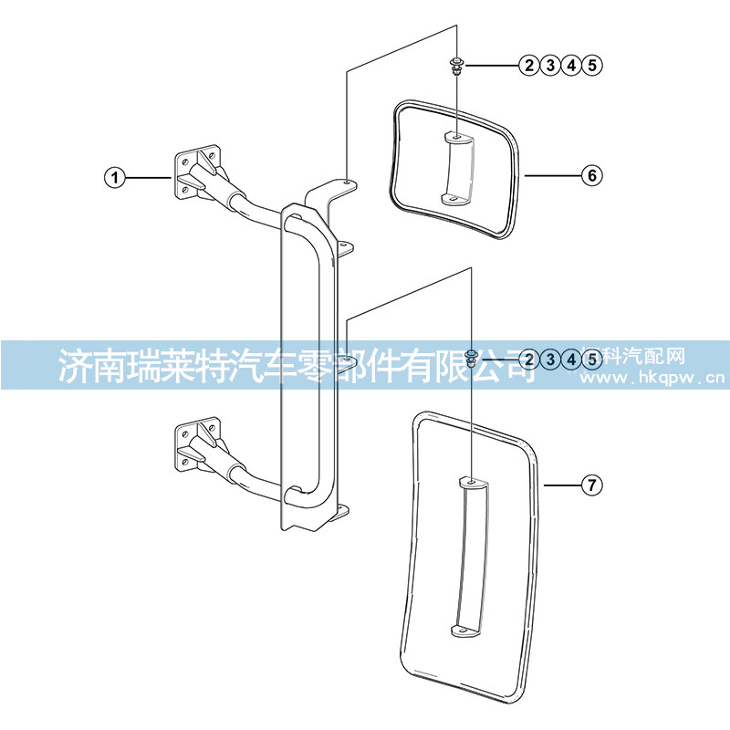 27360178581 左后视镜安装架焊合