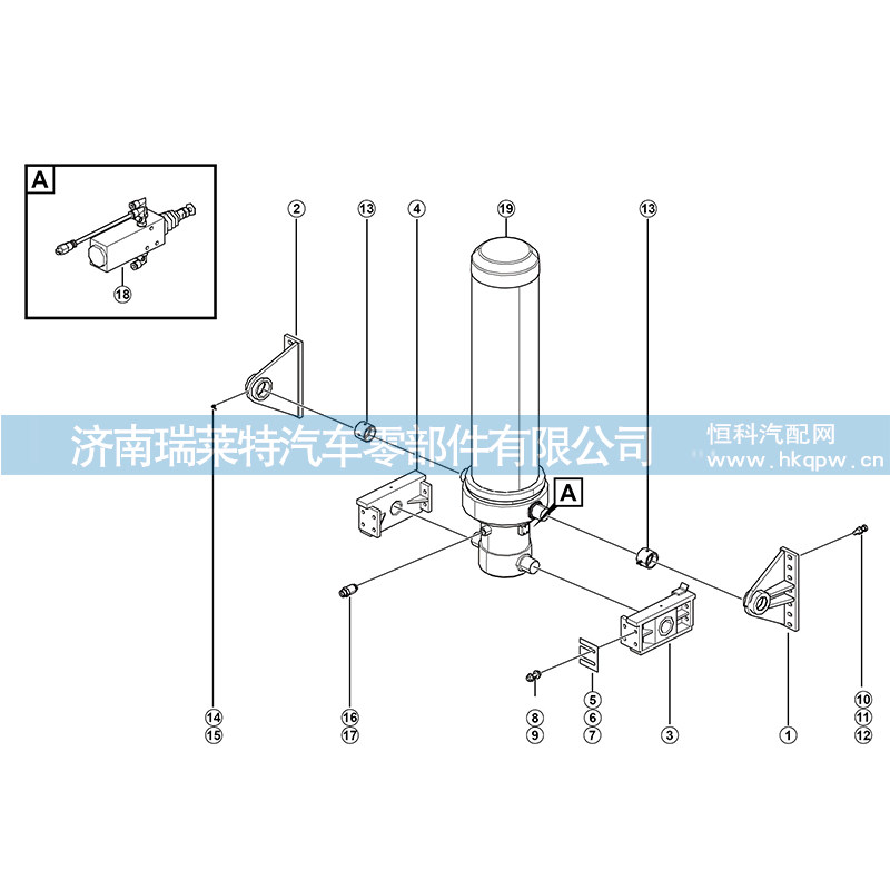 4120708553 举升油缸4TG-F196*5060ZZ-02/4120708553